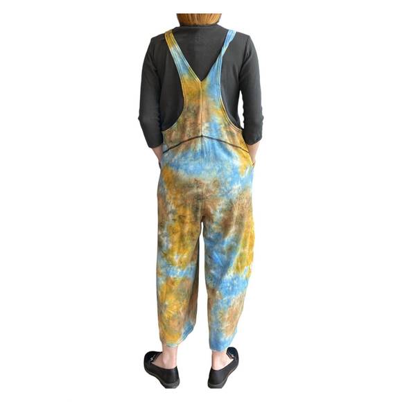 NEW CYNTHIA ASHBY ego overalls jumpsuit in seaside - Picture 2 of 3